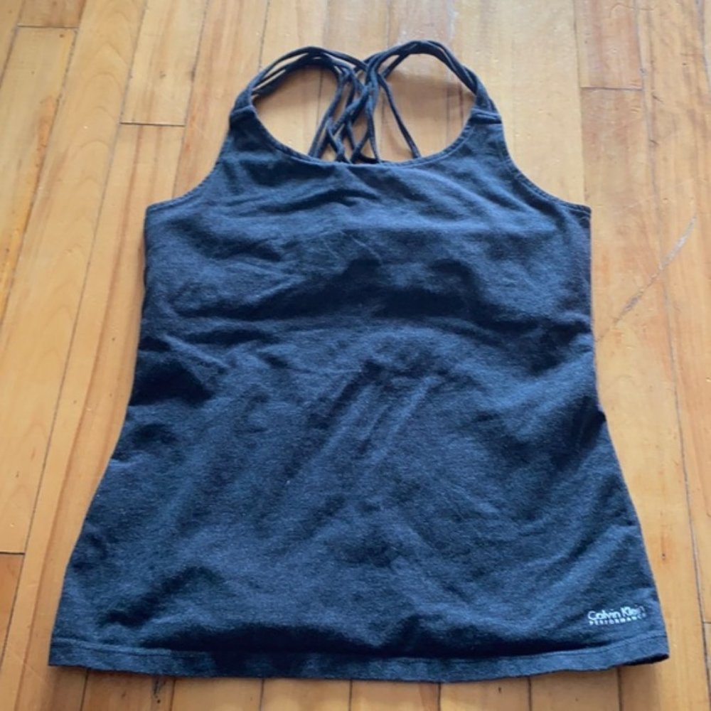 Calvin klein workout top with built in bra